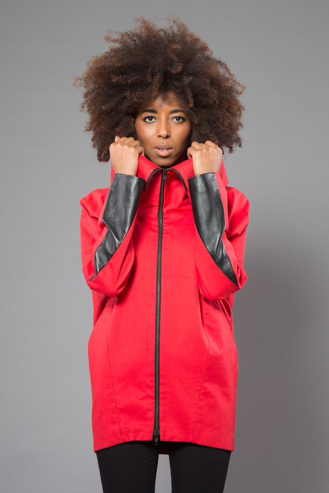 OUT OF STOCK Red Three Way Jacket